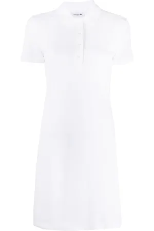 Lacoste Vestido con cuello de playera tipo polo
