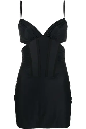 MISBHV Vestido corto con tirantes finos