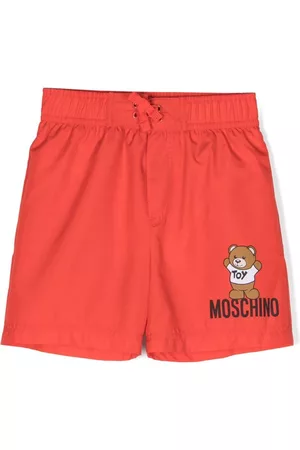 Moschino Traje de baño con logo estampado