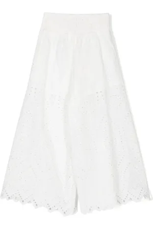 Twin-Set Pantalones acampanados con detalle de cortes