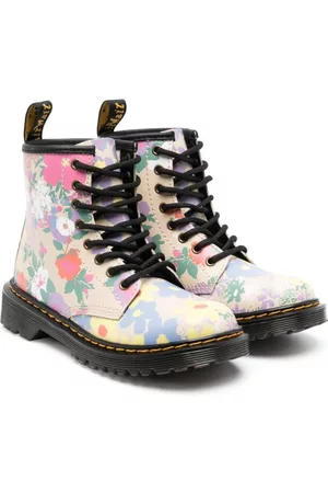 Dr. Martens Botines - 1460 floral-print lace-up boots
