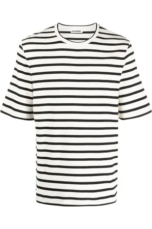 Jil Sander Playera manga corta con rayas estampadas