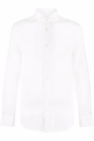 DEPERLU Camisa con cuello de pico