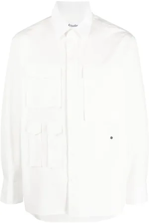 Etudes Camisa con bolsillos y solapa