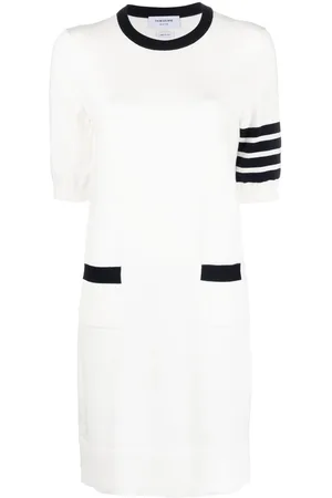 Thom Browne Vestido corto con motivo Hector
