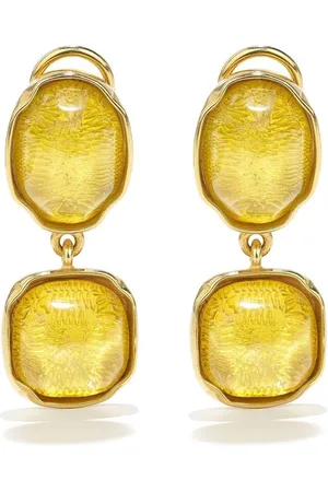 Goossens Aretes de clip con cabujones