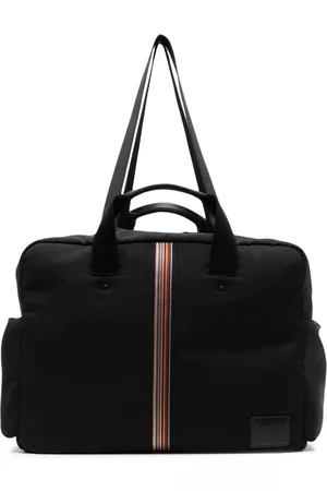 Paul Smith Bolsa de viaje con detalle de rayas y cierre