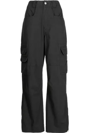 GOEN.J Pantalones cargo con diseño ancho