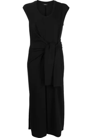 GOEN.J Vestido midi con detalle retorcido