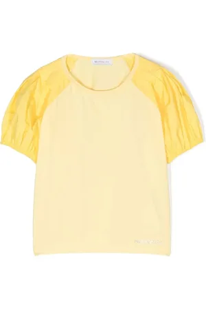 MONNALISA Playera con logo de strass
