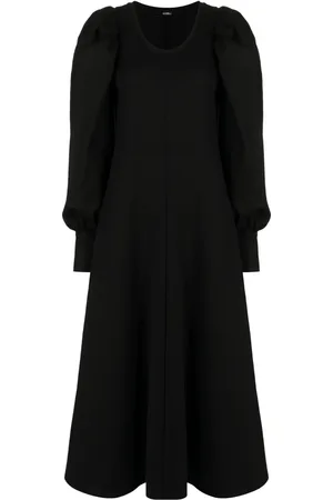 GOEN.J Vestido acampanado con mangas farol