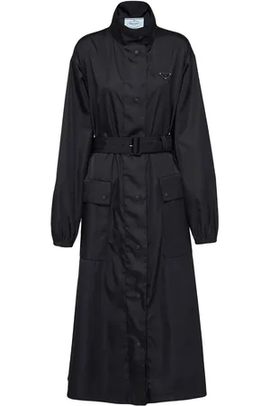 Prada Impermeable Re-Nylon con logo