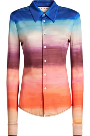 Marni Camisa con estampado tie-dye