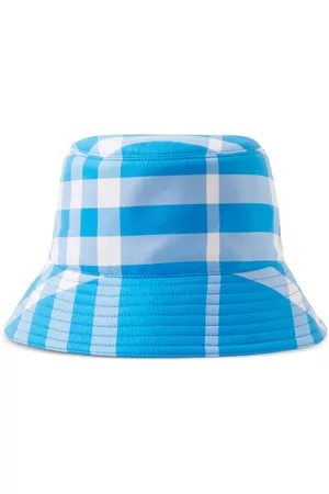 Burberry Mujer Sombreros - Check Cotton Bucket Hat