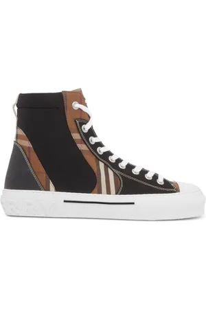 Burberry Tenis con agujetas y motivo Vintage Check