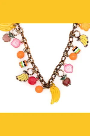 AMIR SLAMA Collar con detalle de fruta