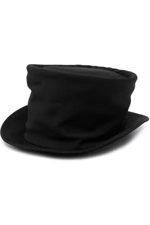 YOHJI YAMAMOTO Hombre Sombreros - Sombrero estilo borsalino con ala vuelta