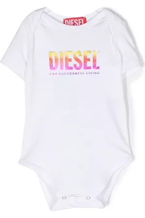 Diesel Cubre pañales - Logo-print cotton bodysuit