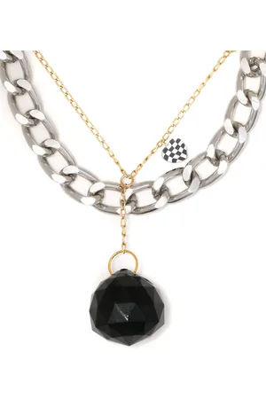 AMIR SLAMA Collar de cadena con detalles en dije