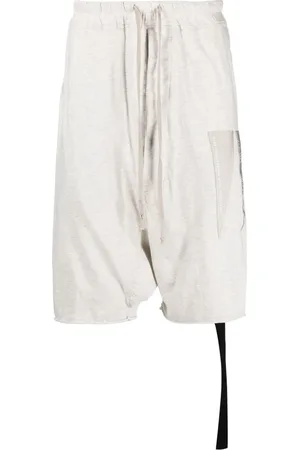 Rick Owens Bermudas drop crotch con cordones