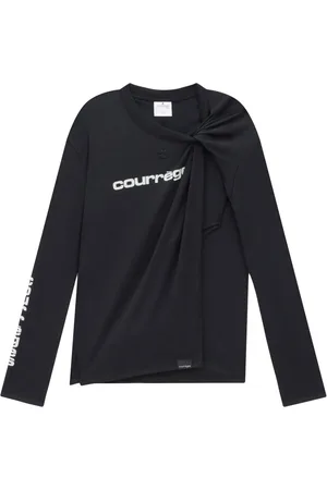 Courrèges Suéter con detalle fruncido