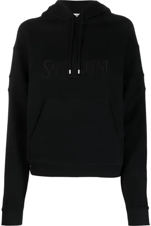 Saint Laurent Hoodie con logo bordado