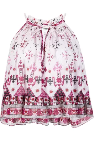 Marant Etoile Top Fabino con estampado gráfico