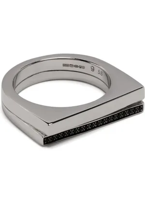 TOM WOOD Anillo Step en plata de ley con espinala