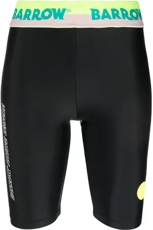 BARROW Shorts biker con logo en la pretina