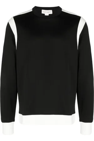 Alexander McQueen Sudadera con diseño de dos tonos