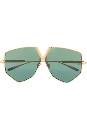 VALENTINO GARAVANI Lentes de sol con armazón geométrica y micas oscuras