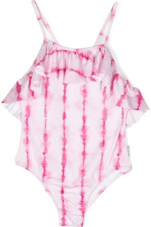 Le pandorine Traje de baño stretch con motivo tie dye