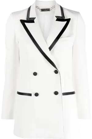 Philipp Plein Blazer con ribete en contraste