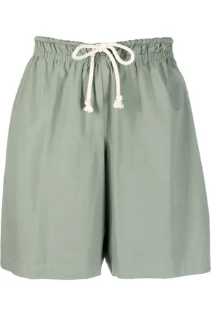 Jil Sander Shorts con cordones en la pretina