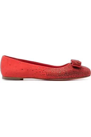 Salvatore Ferragamo Flats con moño Vara