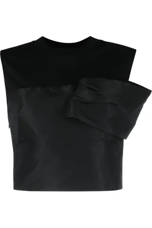 Alexander McQueen Top con hombros descubiertos