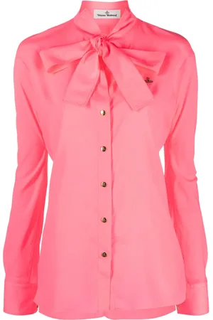 Vivienne Westwood Camisa con logo bordado y moño
