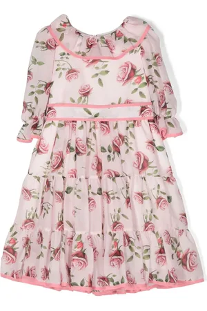 PATACHOU Vestido manga corta con estampado floral