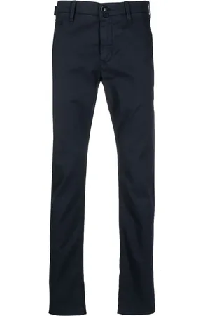 Jacob Cohen Pantalones rectos con parche del logo