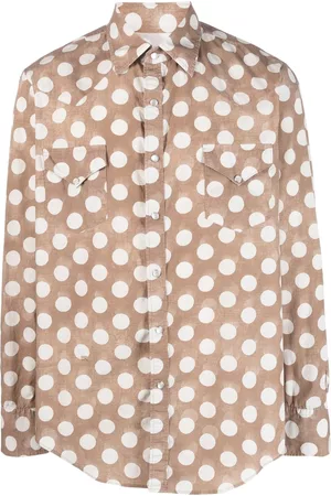 ERL Camisa con lunares estampados