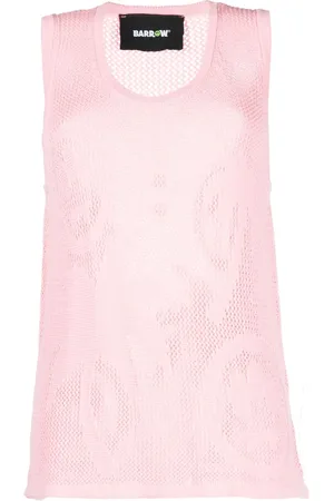 BARROW Top tejido con motivo de palmera en intarsia