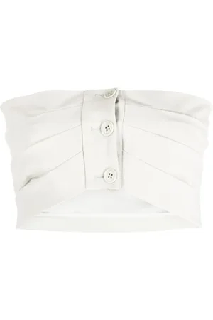 Serafini Top plisado con botones