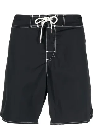 Jil Sander Shorts de playa con costuras en contraste