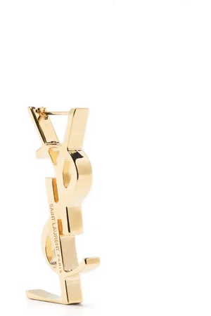 Saint Laurent Arete con letras del monograma