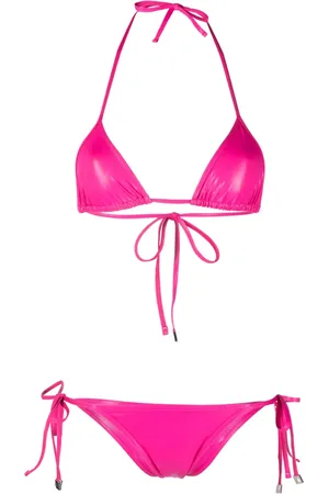 The Attico Bikini con moño en los lados
