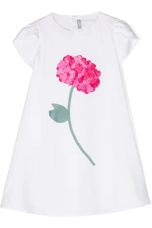 Il gufo Vestido con estampado floral