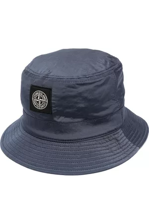 Stone Island Hombre Sombreros - Logo-patch bucket hat