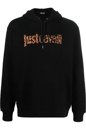 Roberto Cavalli Hoodie con logo estampado