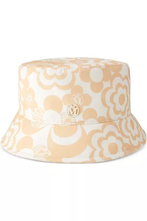 Le Mont St Michel Mujer Sombreros - Axel floral-print cotton bucket hat