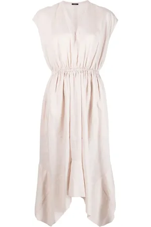 Joseph Vestido midi con diseño plisado